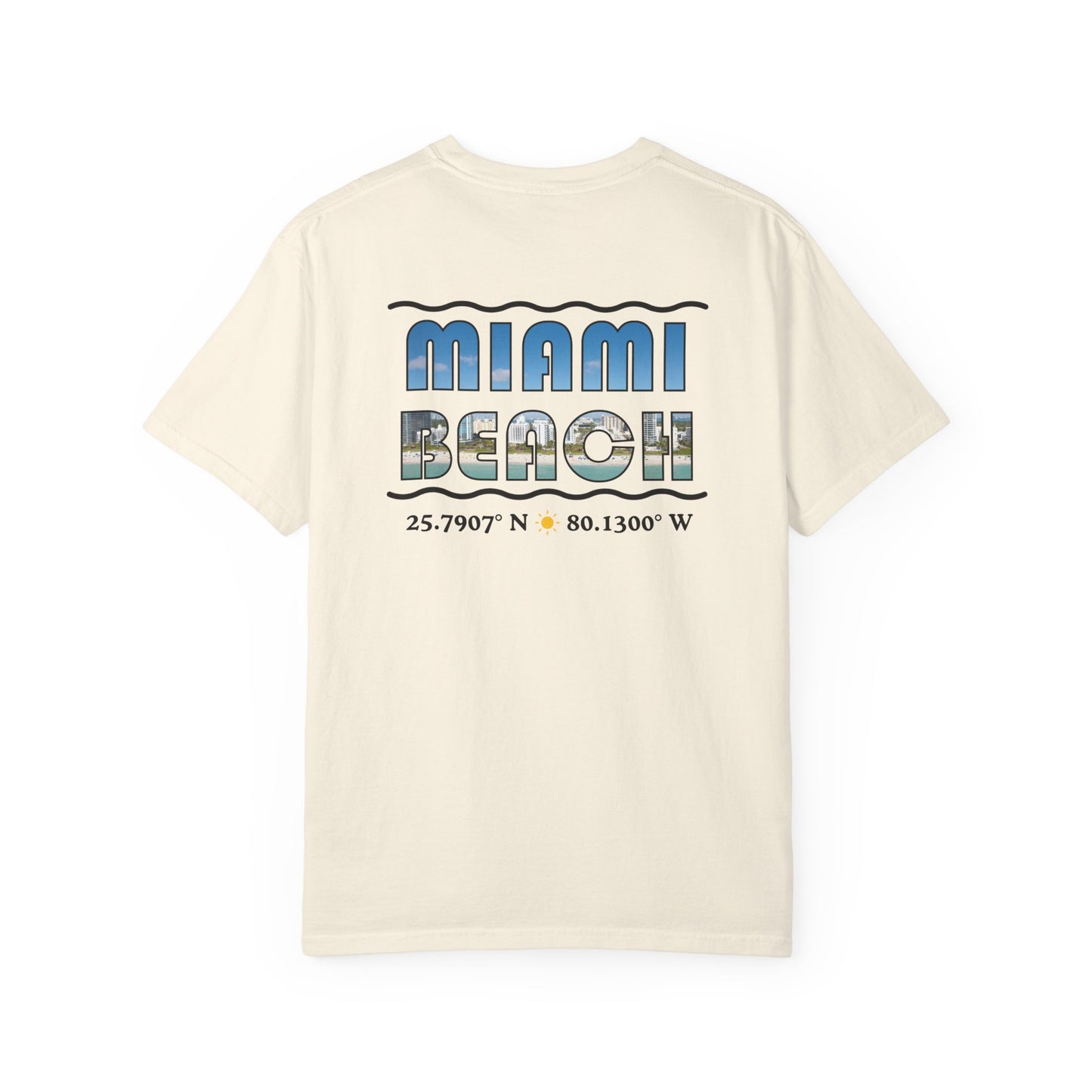Miami Beach Text Graphic T-Shirt