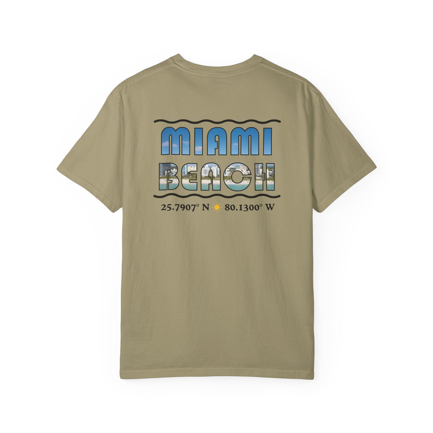 Miami Beach Text Graphic T-Shirt