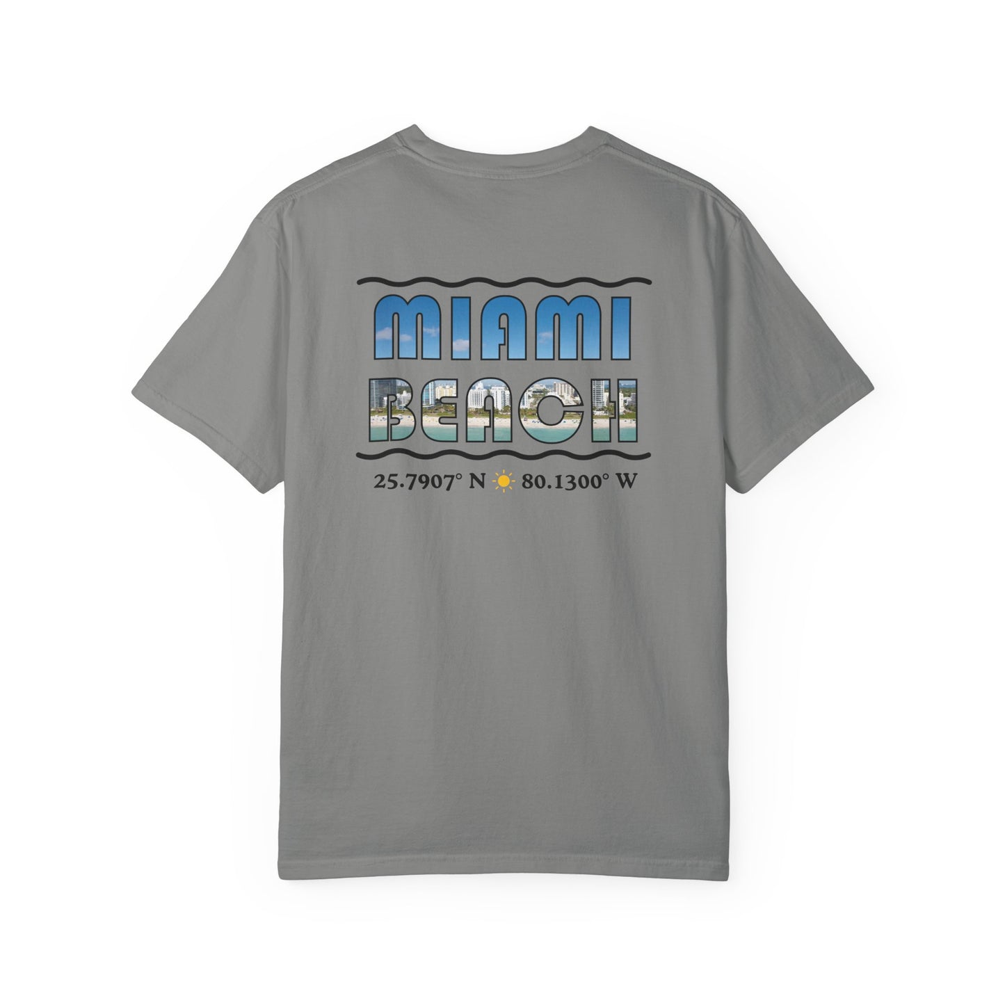 Miami Beach Text Graphic T-Shirt