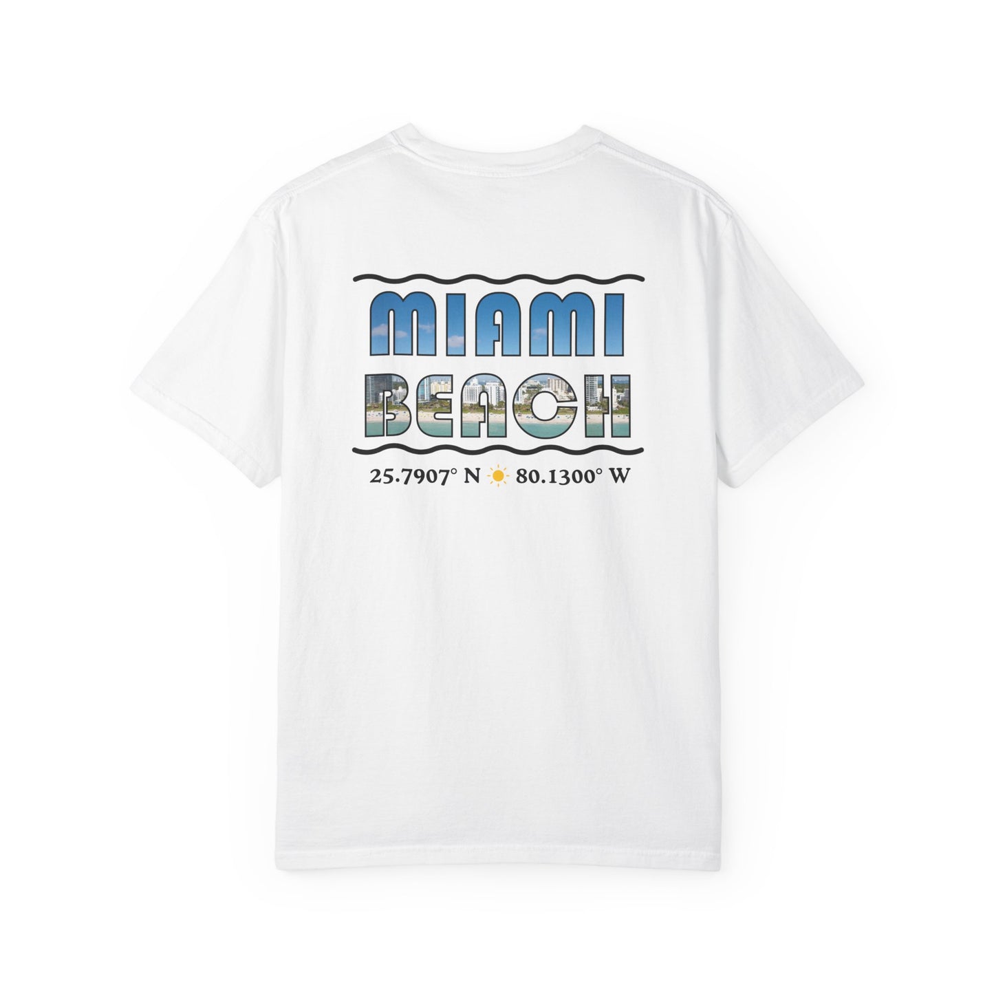 Miami Beach Text Graphic T-Shirt