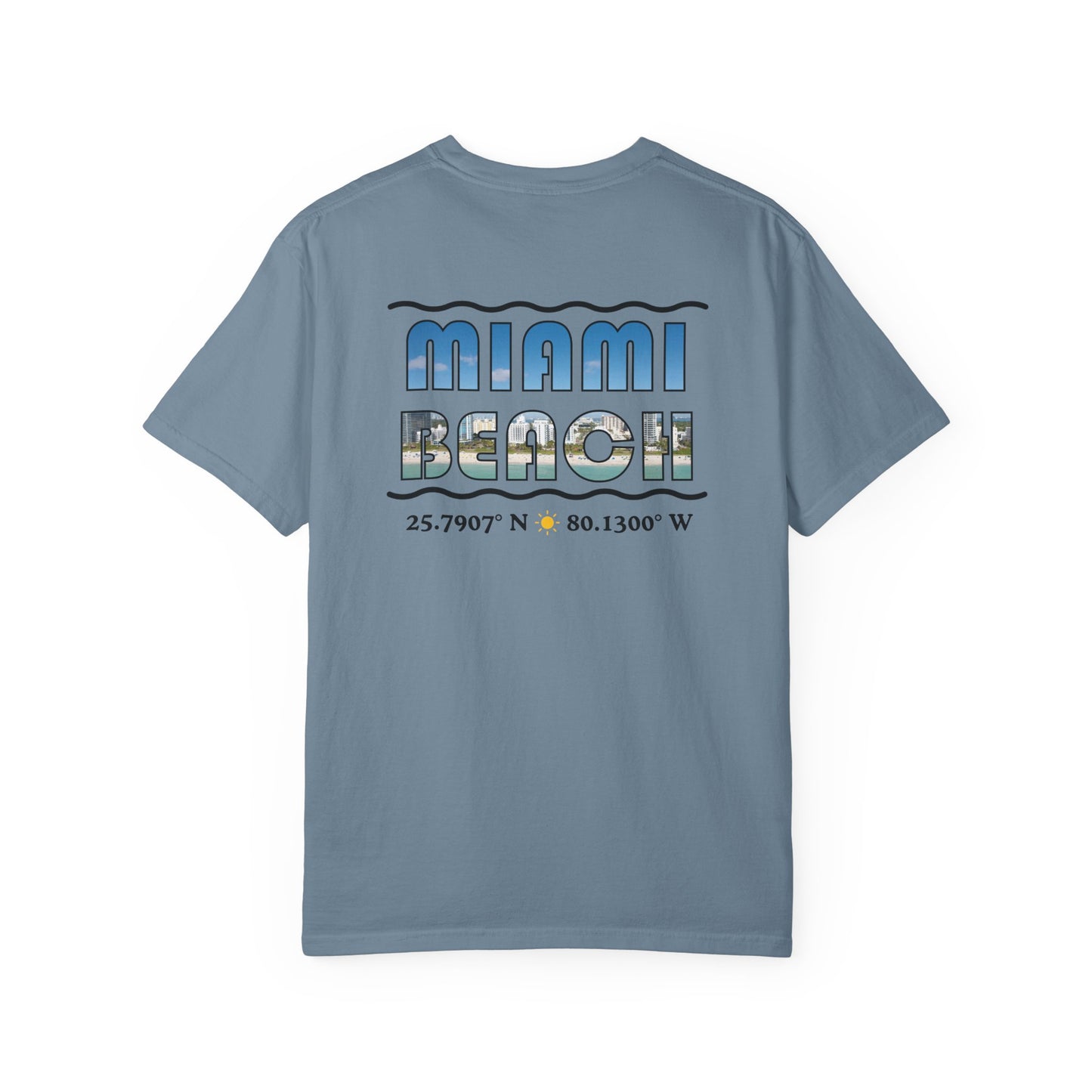 Miami Beach Text Graphic T-Shirt
