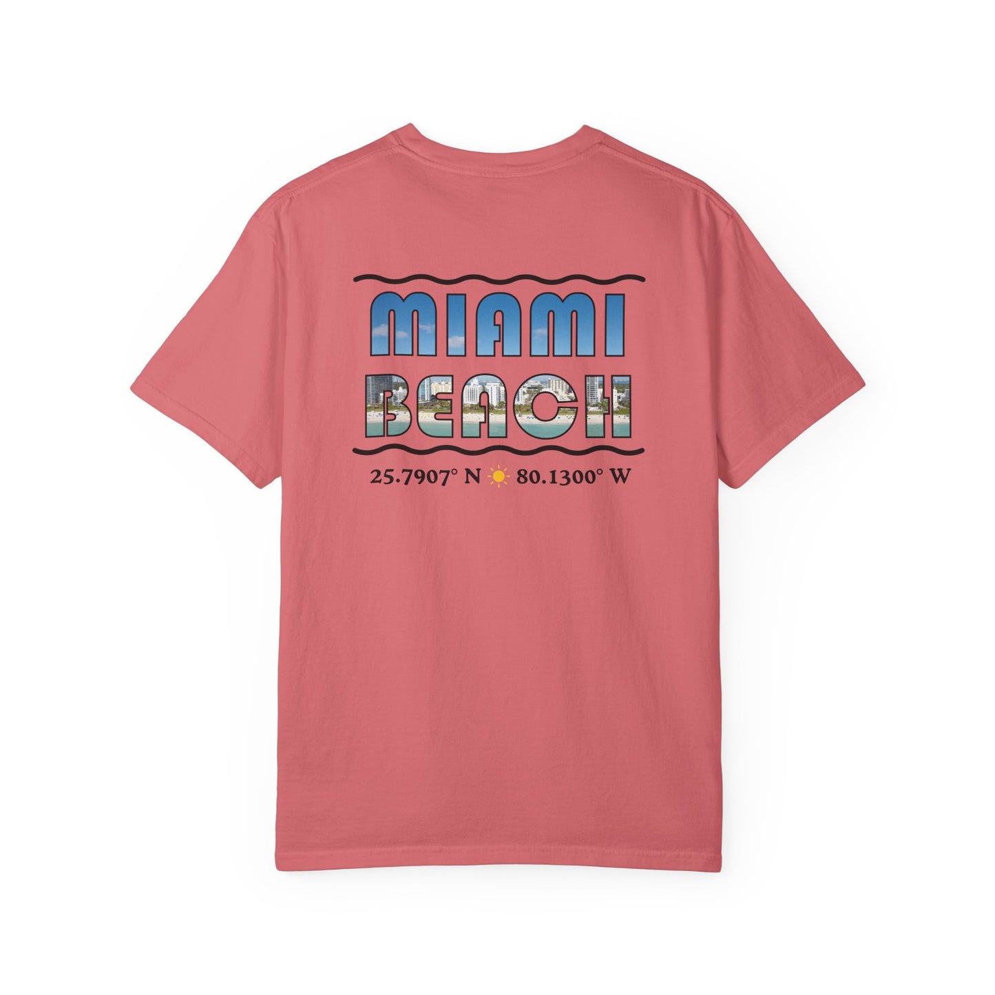 Miami Beach Text Graphic T-Shirt