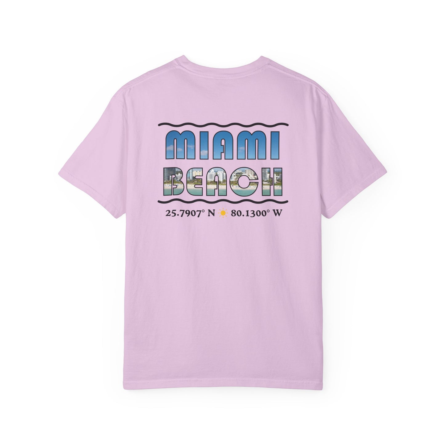 Miami Beach Text Graphic T-Shirt